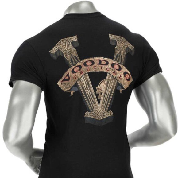 Voodoo Tactical Black T-Shirt Size M Pre-fitted - Picture 6 of 6